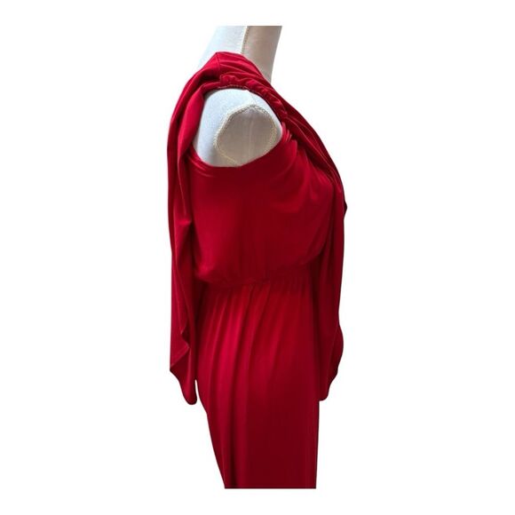 Boston Proper Red Sleeveless Flowy Jumpsuit Size S - Picture 3 of 8